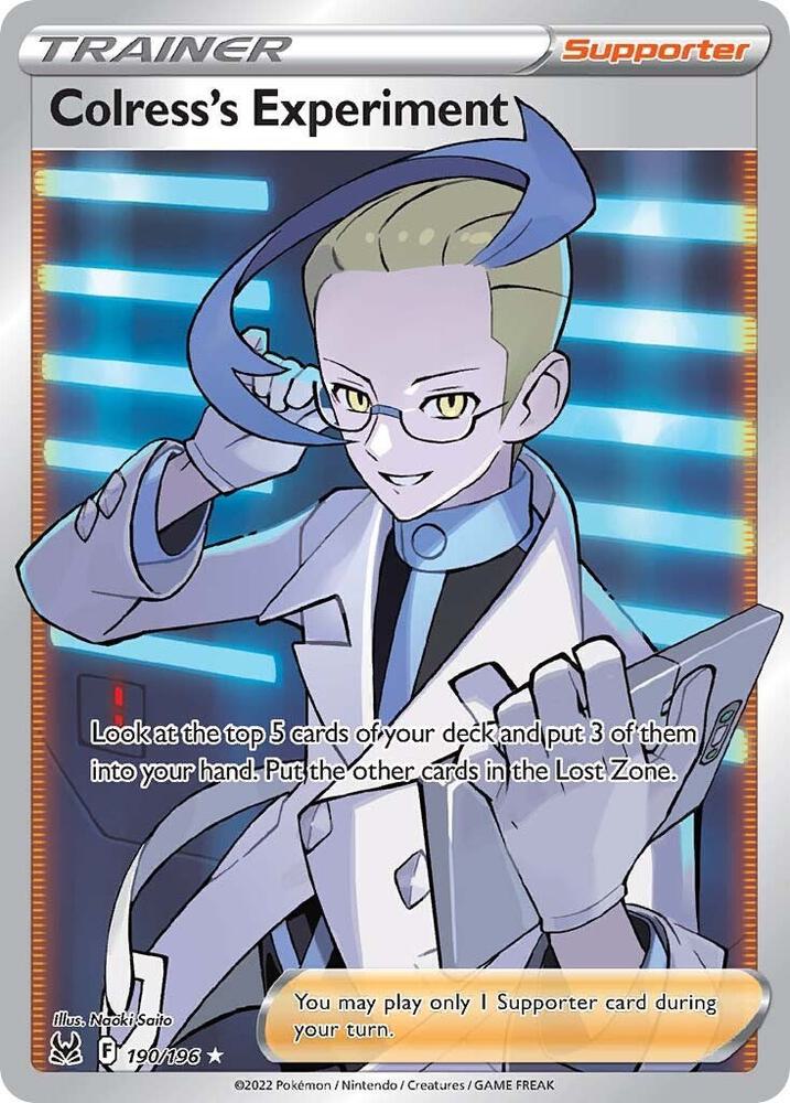 Colress's Experiment (Full Art) — SWSH11: Lost Origin