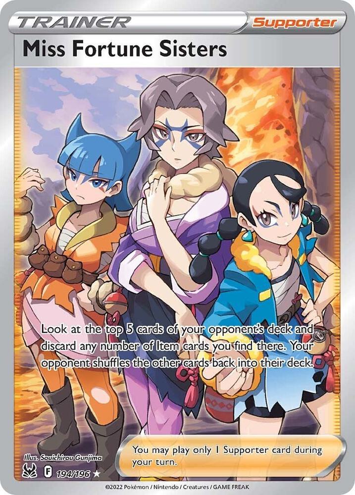 Miss Fortune Sisters (Full Art) — SWSH11: Lost Origin