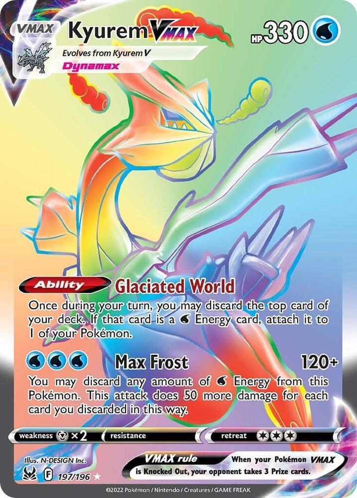 Kyurem VMAX (Secret) — SWSH11: Lost Origin