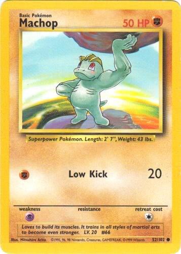 Machop — Base Set
