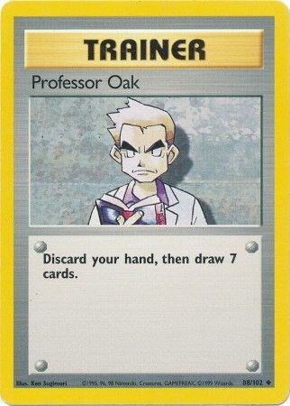 Professor Oak — Base Set