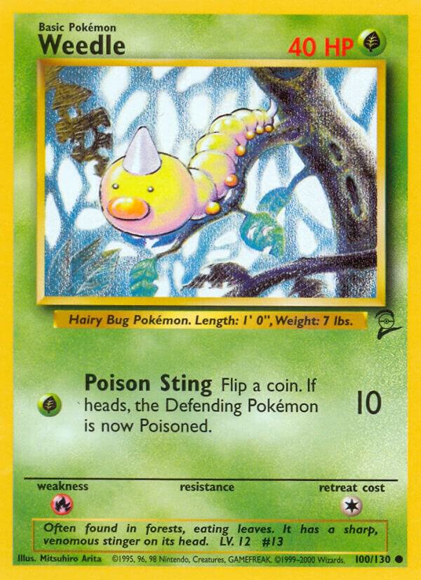 Weedle — Base Set 2