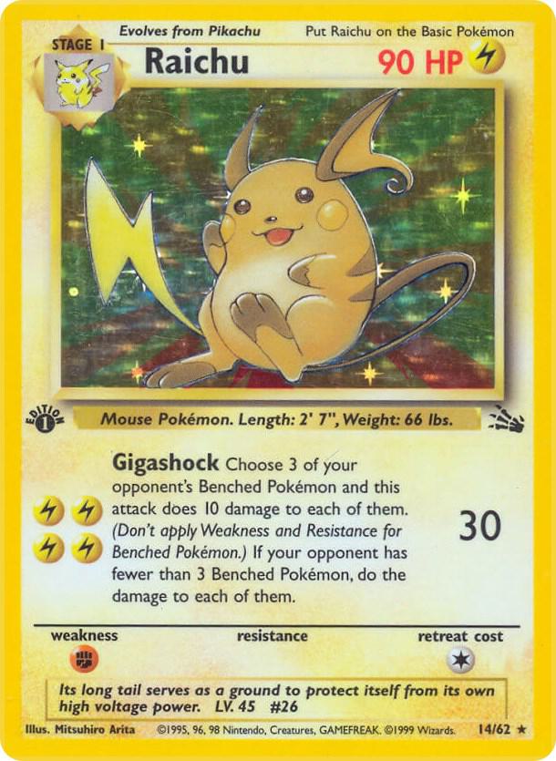 Raichu (14) — Fossil