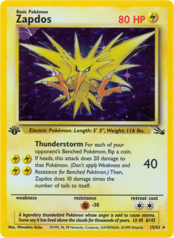 Zapdos (15) — Fossil