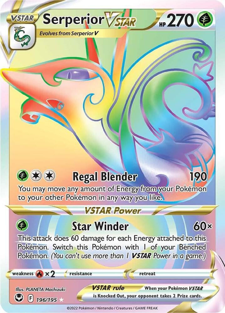 Serperior VSTAR (Secret) — SWSH12: Silver Tempest