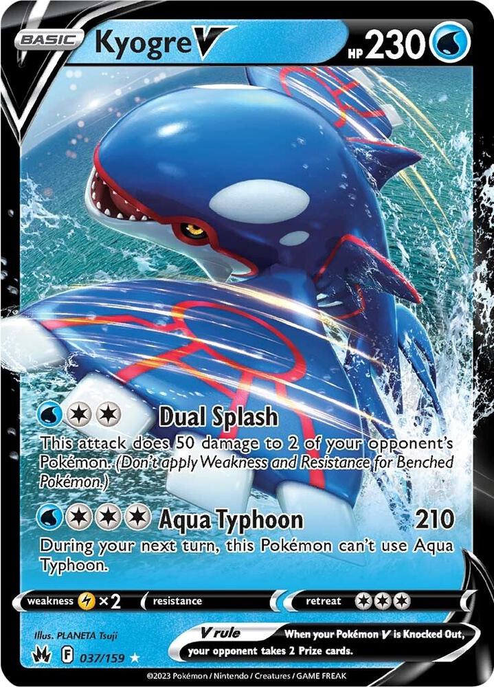 Kyogre V — SWSH: Crown Zenith