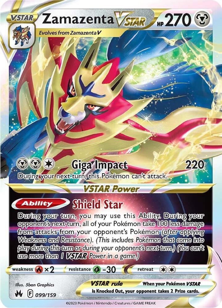 Zamazenta VSTAR — SWSH: Crown Zenith
