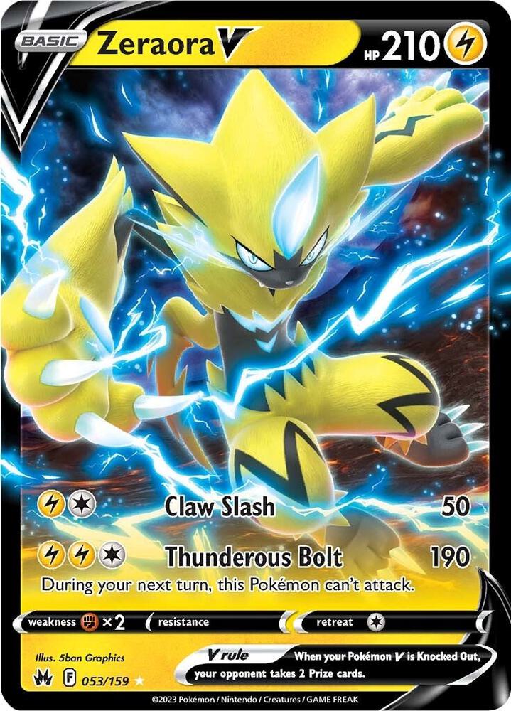 Zeraora V — SWSH: Crown Zenith