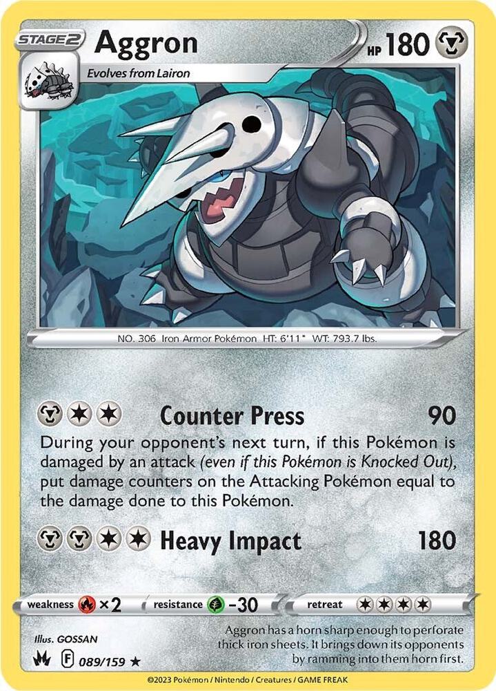 Aggron — SWSH: Crown Zenith