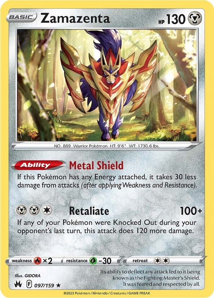 Zamazenta — SWSH: Crown Zenith
