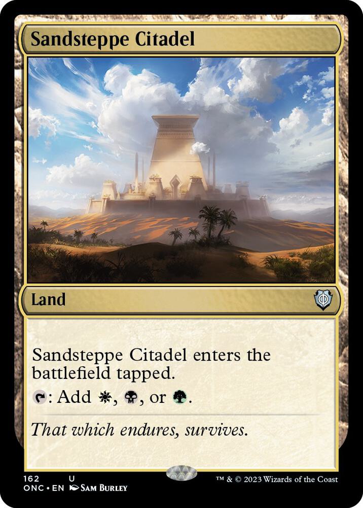 Sandsteppe Citadel — Commander: Phyrexia: All Will Be One