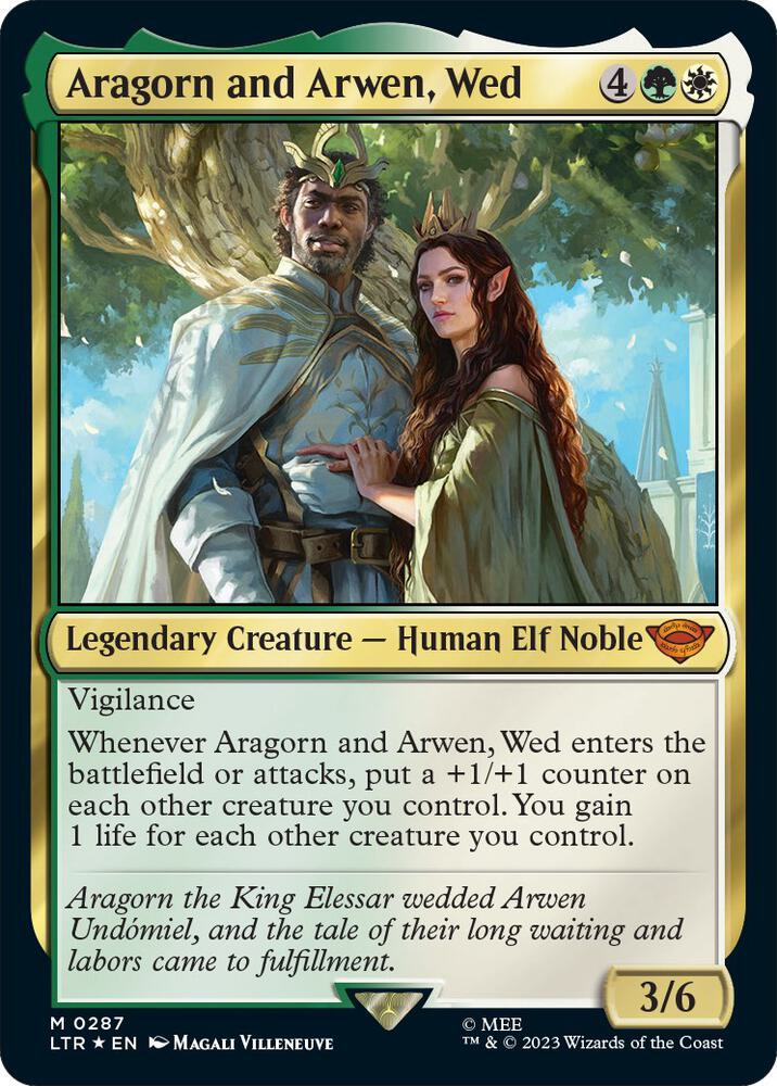 Aragorn and Arwen, Wed — Universes Beyond: The Lord of the Rings: Tales of Middle-earth