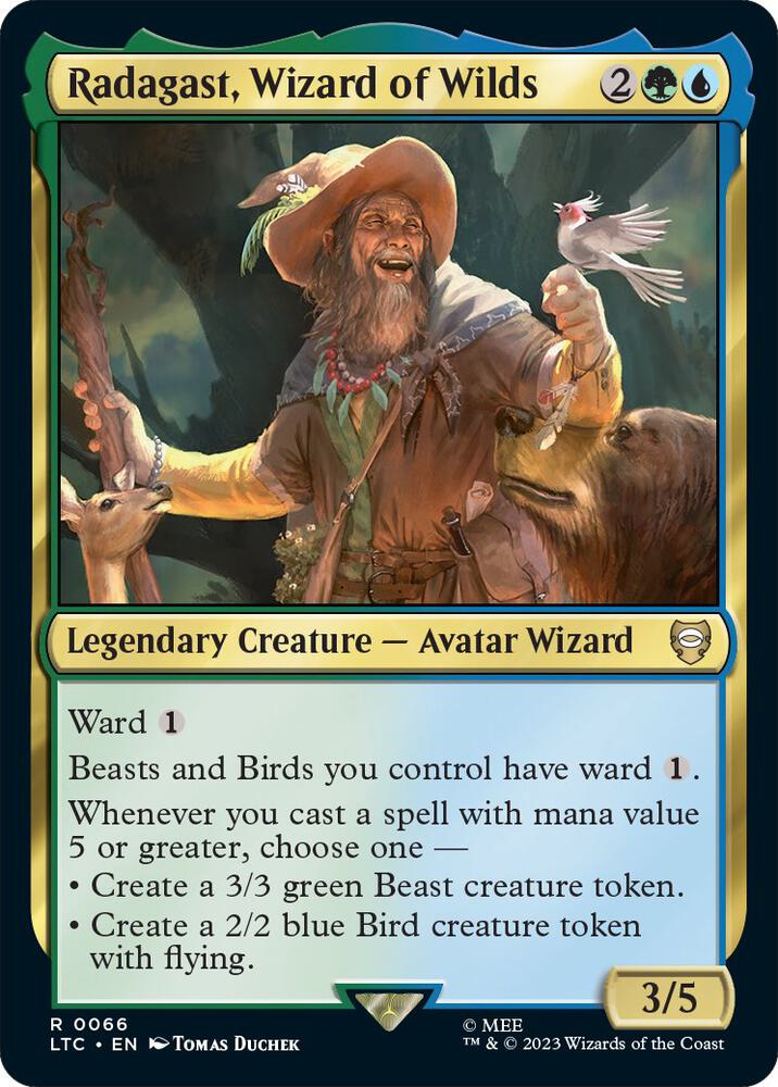 Radagast, Wizard of Wilds — Commander: The Lord of the Rings: Tales of Middle-earth