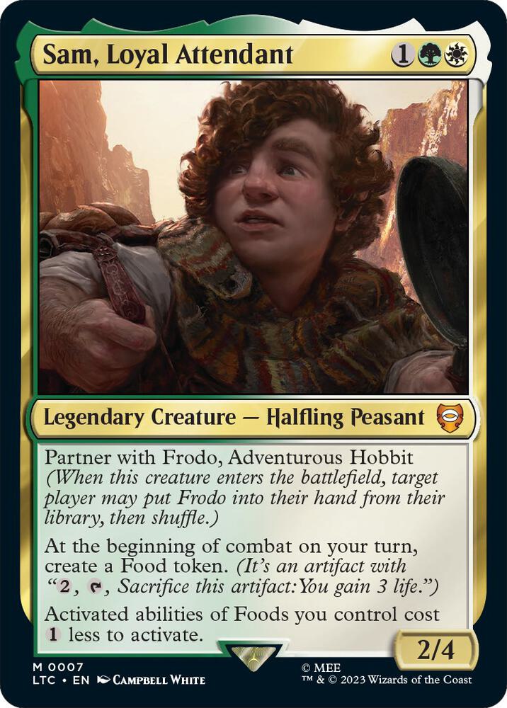 Sam, Loyal Attendant — Commander: The Lord of the Rings: Tales of Middle-earth