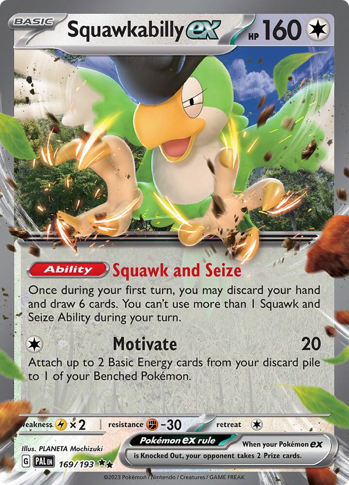 Squawkabilly ex — SV02: Paldea Evolved