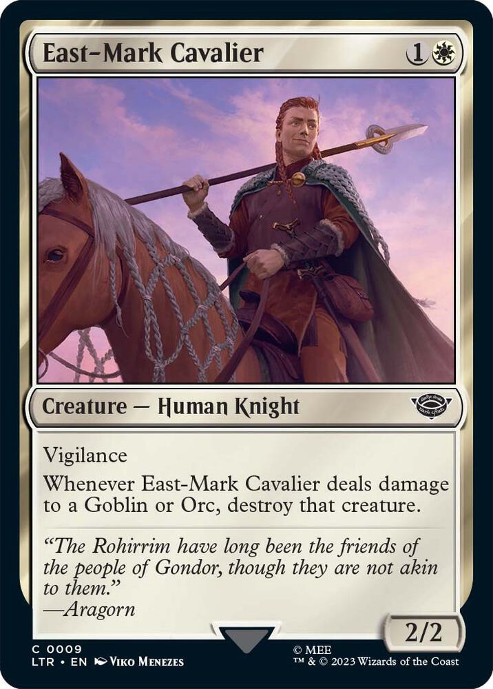 East-Mark Cavalier — Universes Beyond: The Lord of the Rings: Tales of Middle-earth