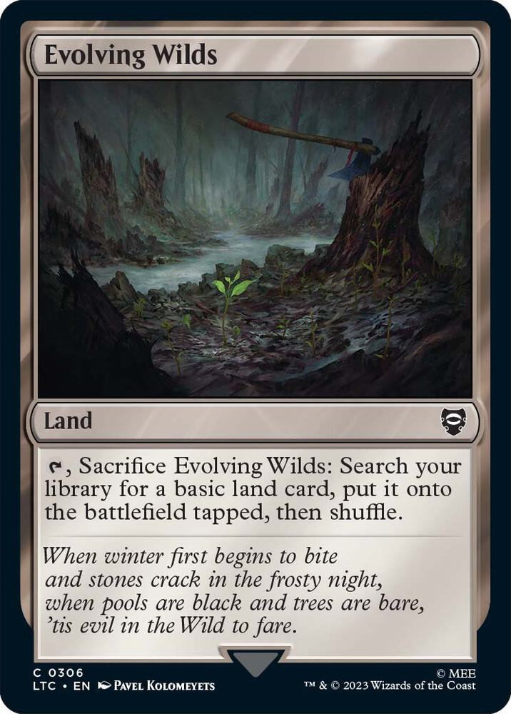 Evolving Wilds — Commander: The Lord of the Rings: Tales of Middle-earth