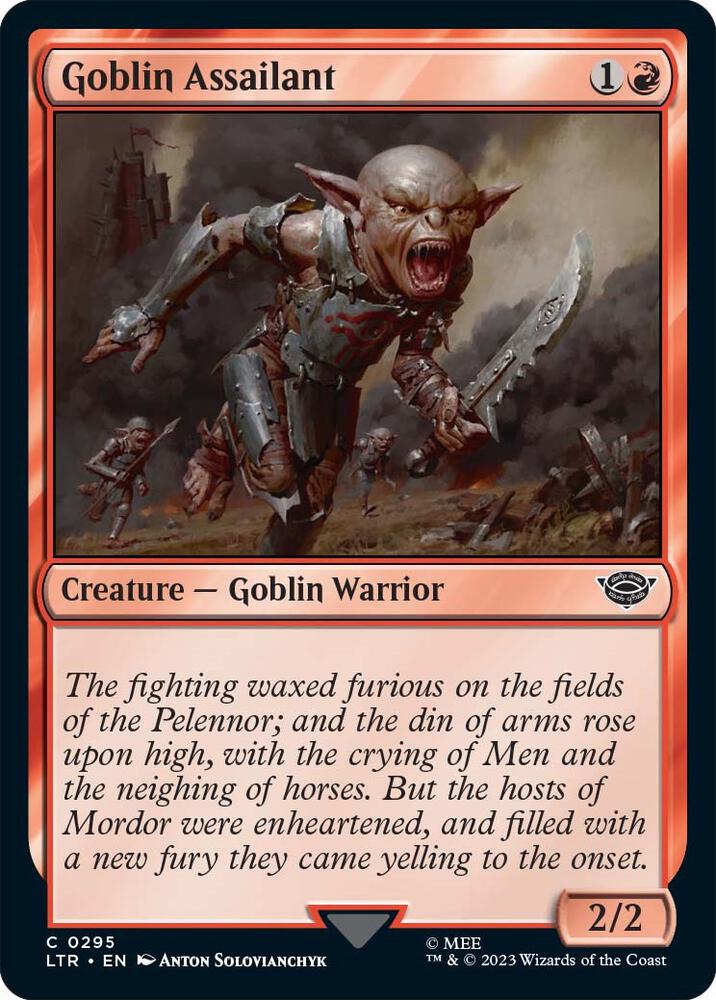 Goblin Assailant — Universes Beyond: The Lord of the Rings: Tales of Middle-earth