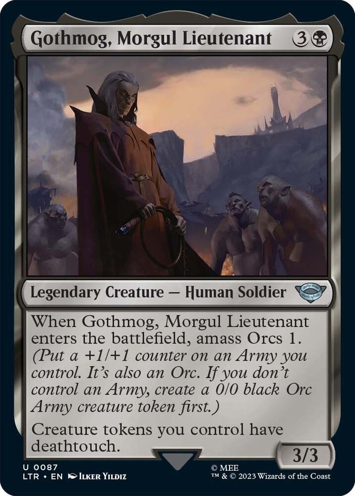 Gothmog, Morgul Lieutenant — Universes Beyond: The Lord of the Rings: Tales of Middle-earth