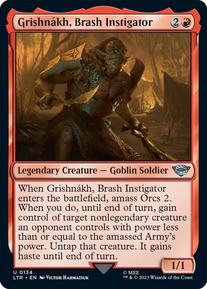 Grishnakh, Brash Instigator — Universes Beyond: The Lord of the Rings: Tales of Middle-earth