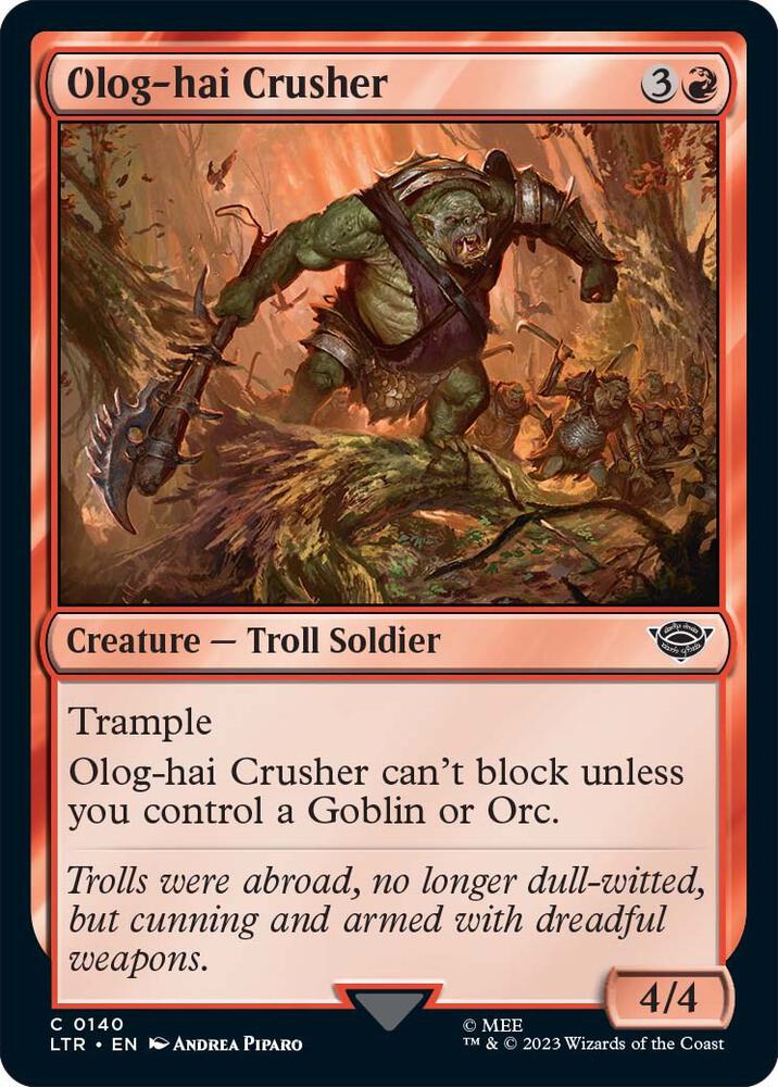 Olog-hai Crusher — Universes Beyond: The Lord of the Rings: Tales of Middle-earth