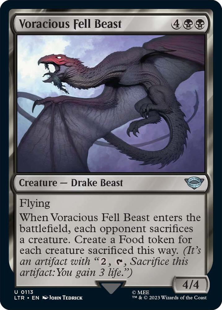 Voracious Fell Beast — Universes Beyond: The Lord of the Rings: Tales of Middle-earth