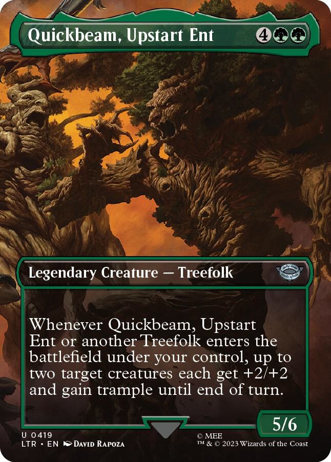Quickbeam, Upstart Ent (Borderless) — Universes Beyond: The Lord of the Rings: Tales of Middle-earth