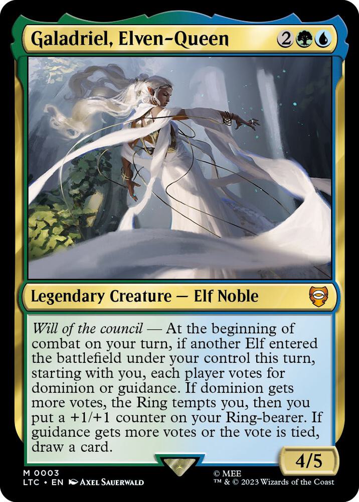 Galadriel, Elven-Queen — Commander: The Lord of the Rings: Tales of Middle-earth