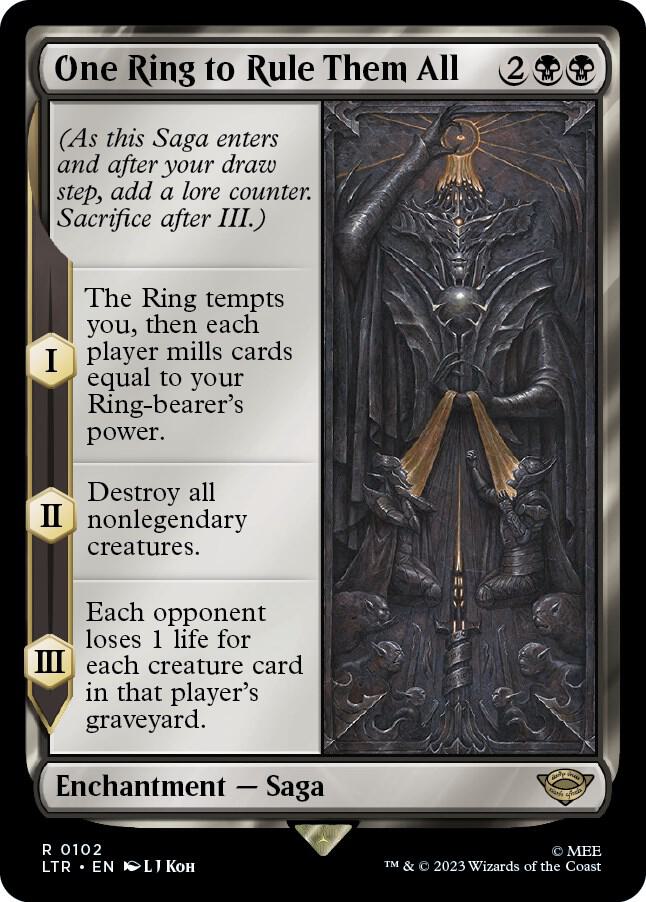 One Ring to Rule Them All — Universes Beyond: The Lord of the Rings: Tales of Middle-earth