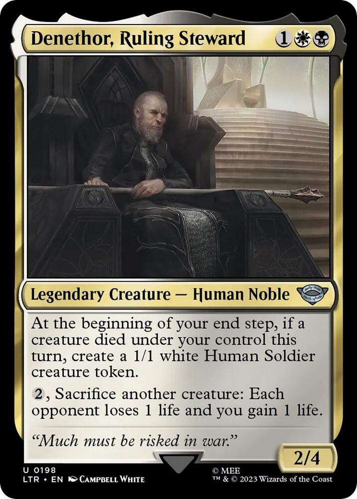 Denethor, Ruling Steward — Universes Beyond: The Lord of the Rings: Tales of Middle-earth