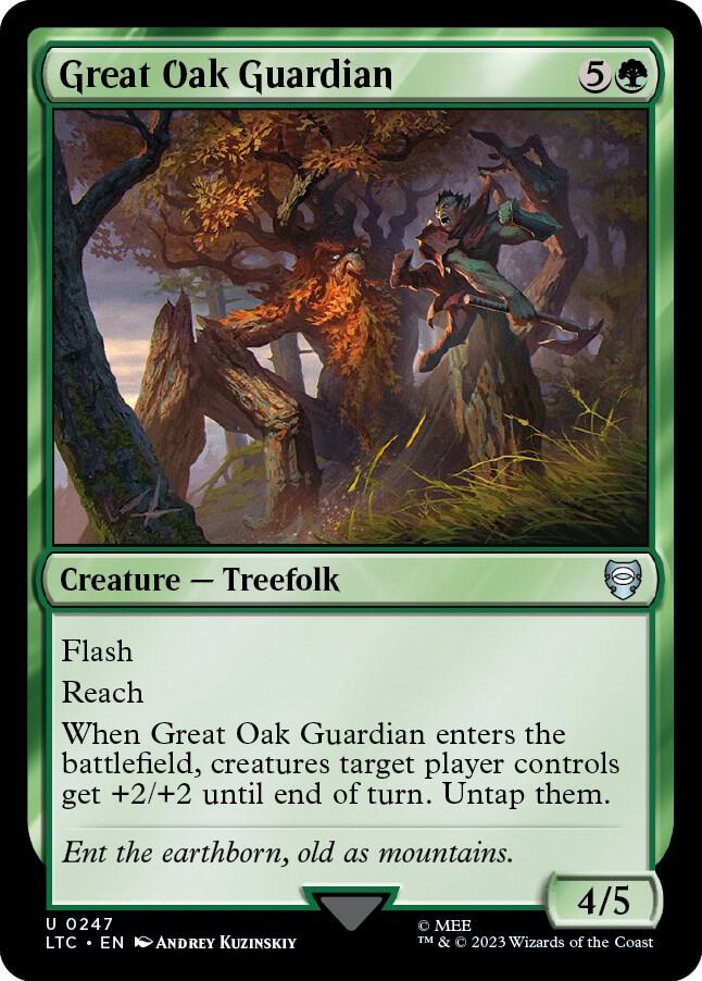 Great Oak Guardian — Commander: The Lord of the Rings: Tales of Middle-earth