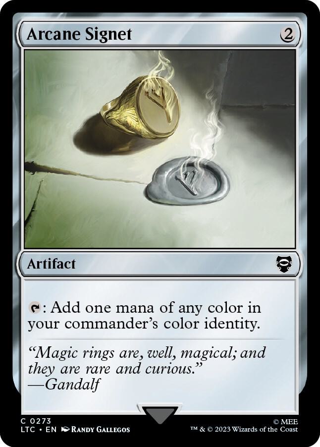 Arcane Signet — Commander: The Lord of the Rings: Tales of Middle-earth
