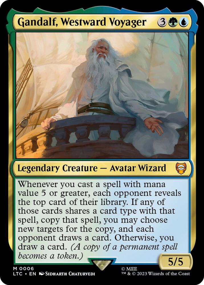 Gandalf, Westward Voyager — Commander: The Lord of the Rings: Tales of Middle-earth