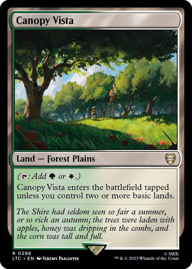 Canopy Vista — Commander: The Lord of the Rings: Tales of Middle-earth