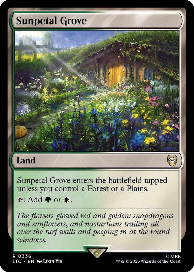 Sunpetal Grove — Commander: The Lord of the Rings: Tales of Middle-earth