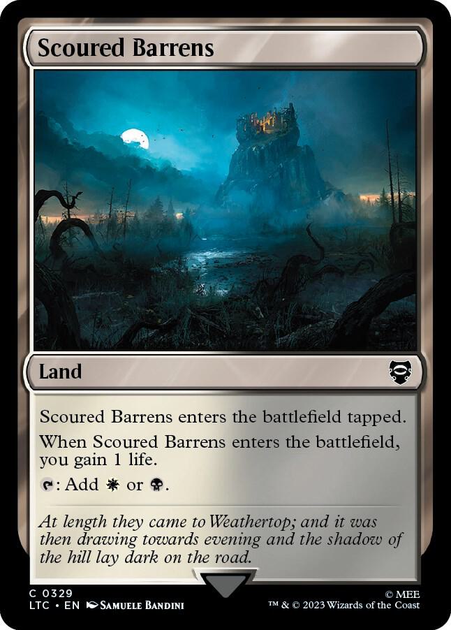 Scoured Barrens — Commander: The Lord of the Rings: Tales of Middle-earth