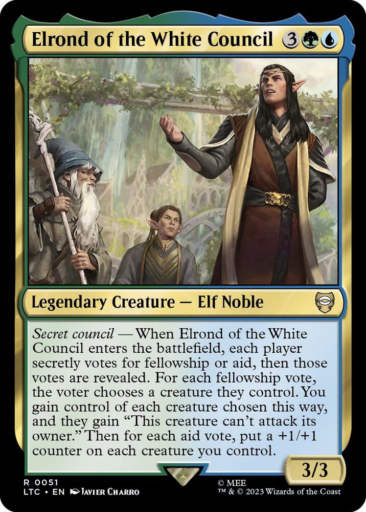 Elrond of the White Council — Commander: The Lord of the Rings: Tales of Middle-earth