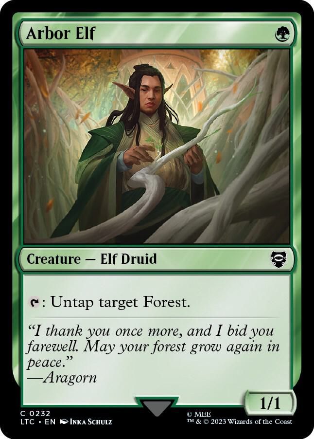 Arbor Elf — Commander: The Lord of the Rings: Tales of Middle-earth