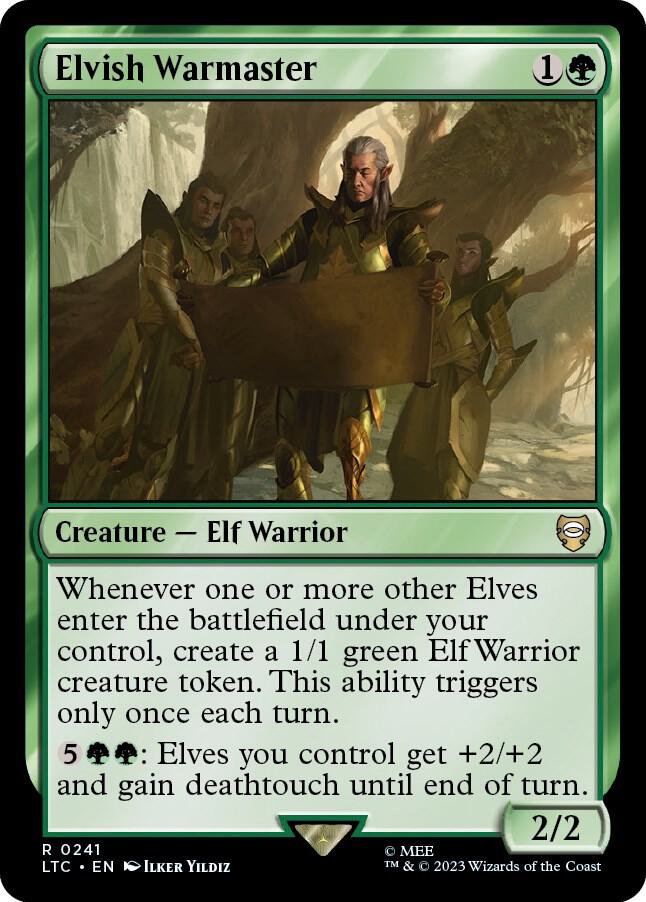 Elvish Warmaster — Commander: The Lord of the Rings: Tales of Middle-earth