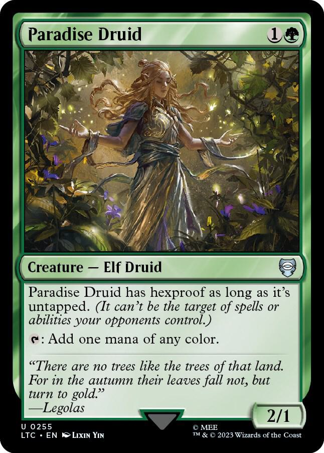 Paradise Druid — Commander: The Lord of the Rings: Tales of Middle-earth