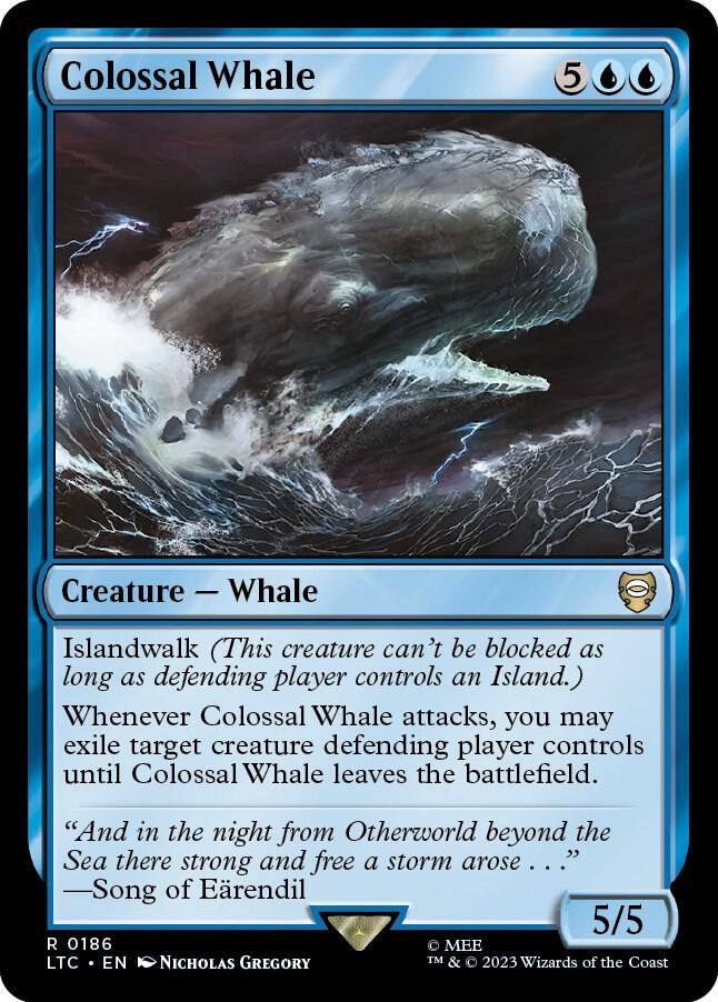 Colossal Whale — Commander: The Lord of the Rings: Tales of Middle-earth