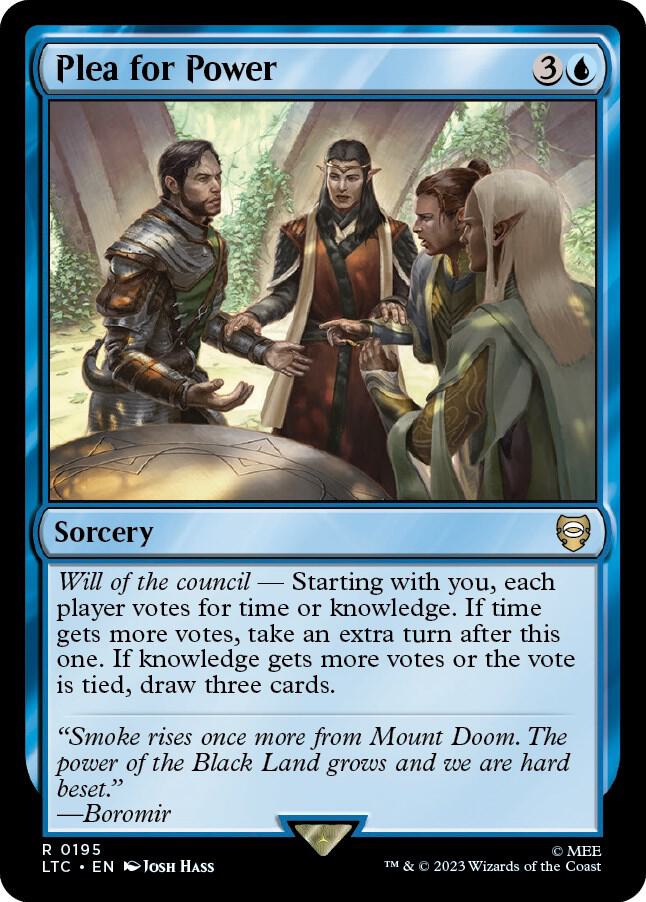 Plea for Power — Commander: The Lord of the Rings: Tales of Middle-earth