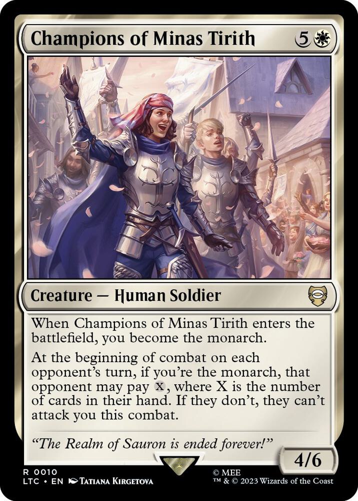 Champions of Minas Tirith — Commander: The Lord of the Rings: Tales of Middle-earth