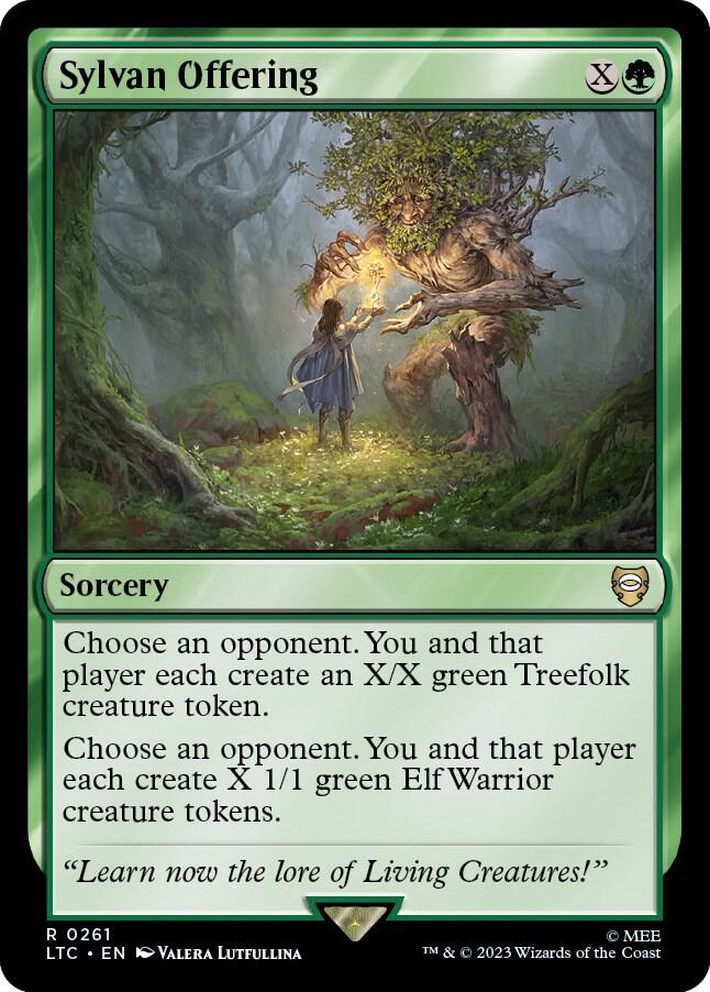 Sylvan Offering — Commander: The Lord of the Rings: Tales of Middle-earth