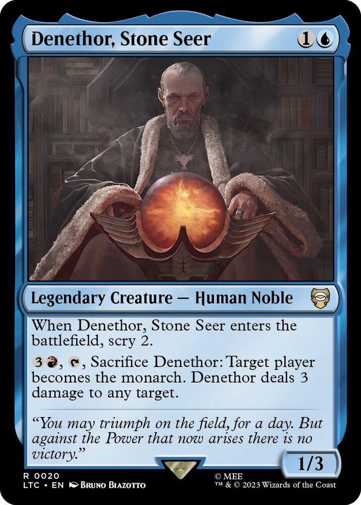 Denethor, Stone Seer — Commander: The Lord of the Rings: Tales of Middle-earth
