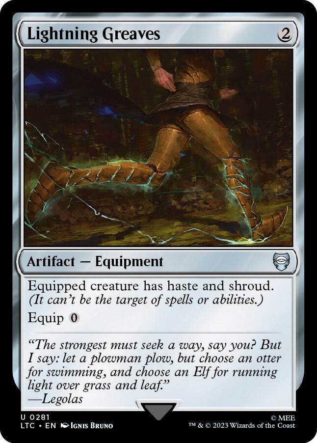 Lightning Greaves — Commander: The Lord of the Rings: Tales of Middle-earth