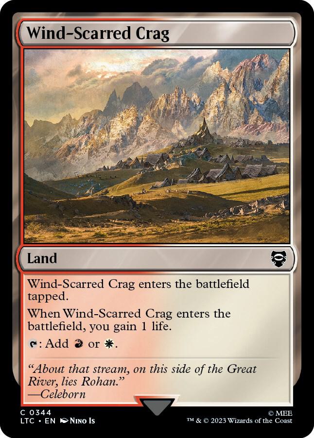 Wind-Scarred Crag — Commander: The Lord of the Rings: Tales of Middle-earth