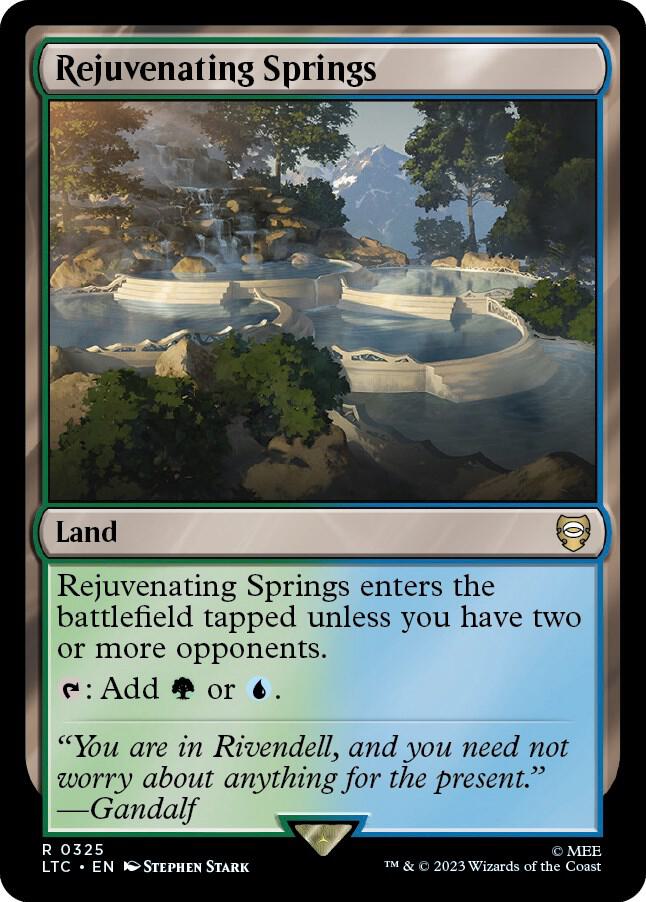 Rejuvenating Springs — Commander: The Lord of the Rings: Tales of Middle-earth