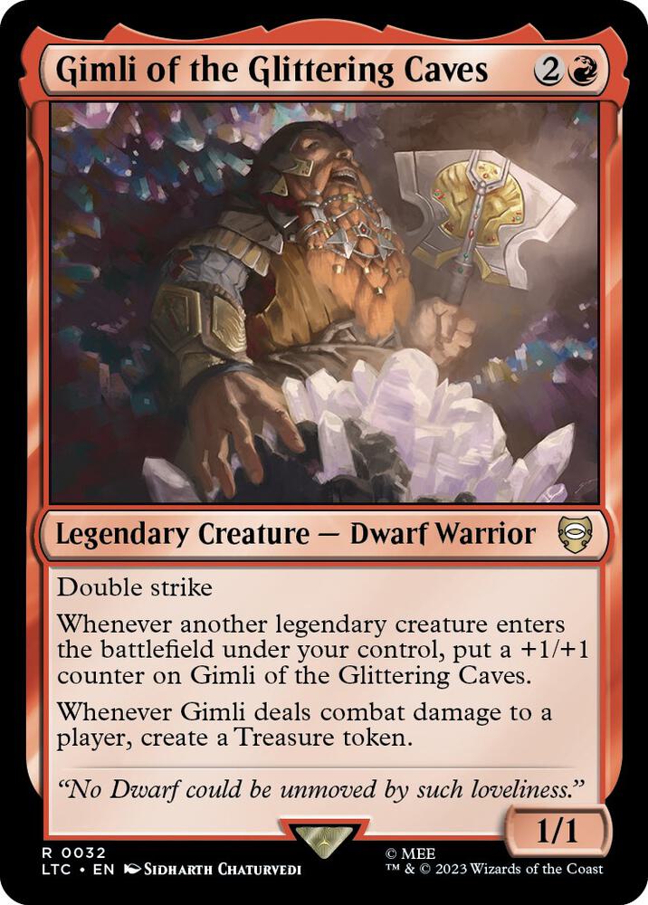 Gimli of the Glittering Caves — Commander: The Lord of the Rings: Tales of Middle-earth