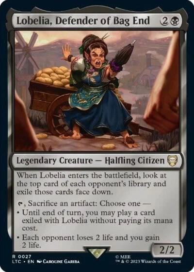 Lobelia, Defender of Bag End — Commander: The Lord of the Rings: Tales of Middle-earth